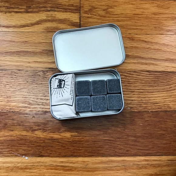 ✨ Mens Society Whiskey Stones My Dad Rocks 6 Pack - Picture 2 of 7